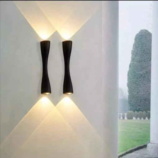 Modern Black updown Wall Light