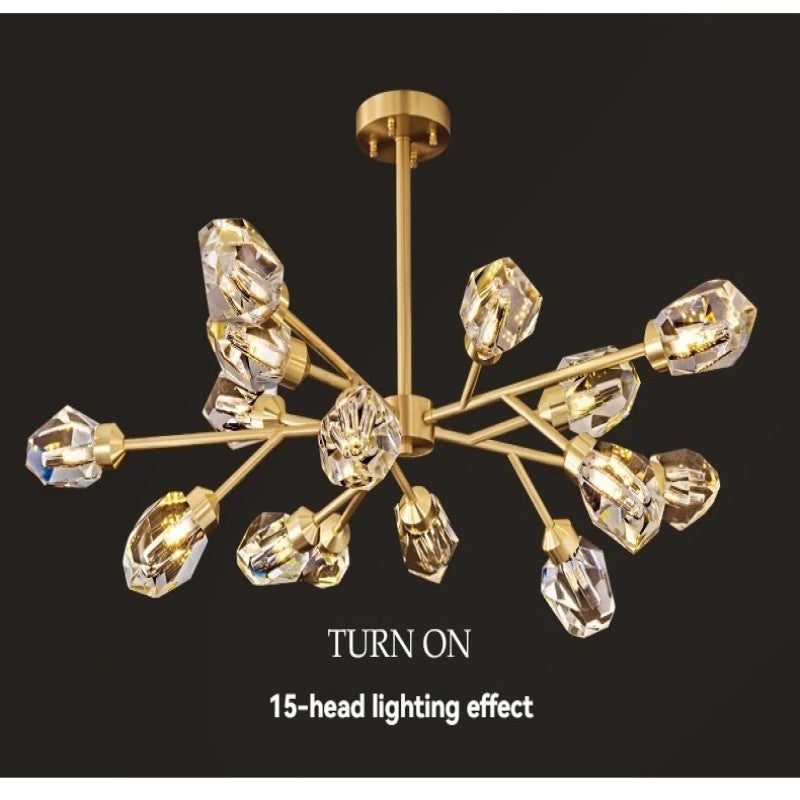 Diamond Cut Chandelier