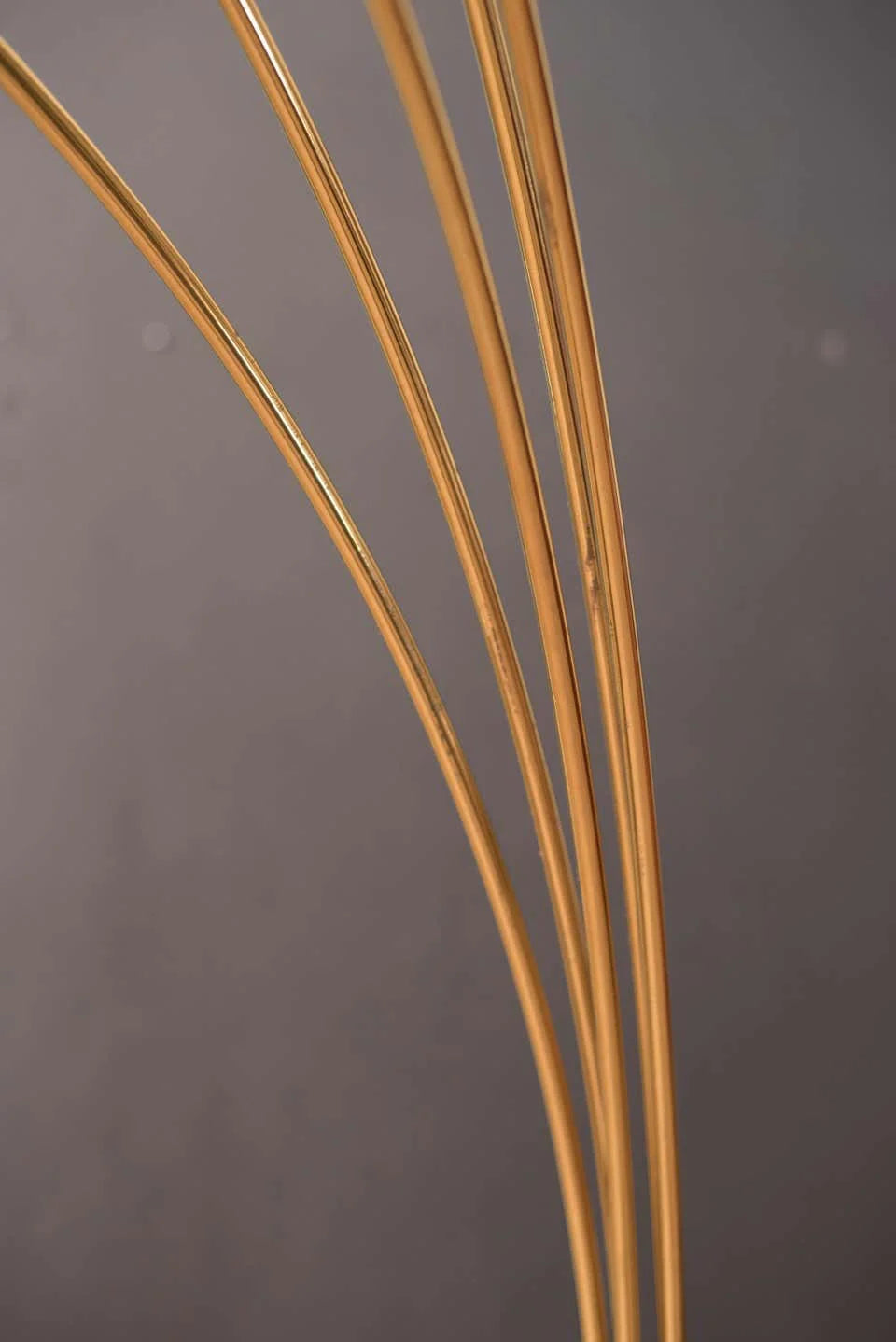 Modern Gold Arc Floor Lamp with 5 Adjustable Arms – Marble Base LED Standing Light