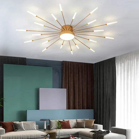 Modern Fireworks Chandelier