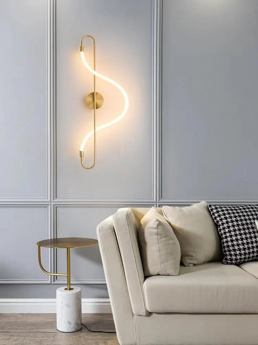 Modern Artistic Long Tube Wall Lamp