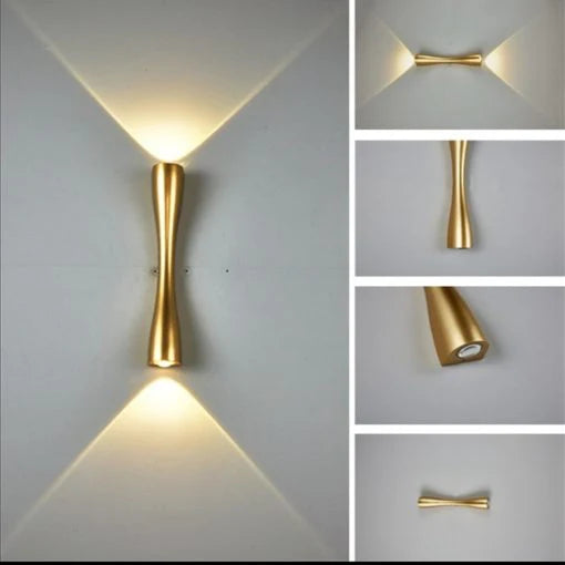 Contemprary Gold Updown Wall Light