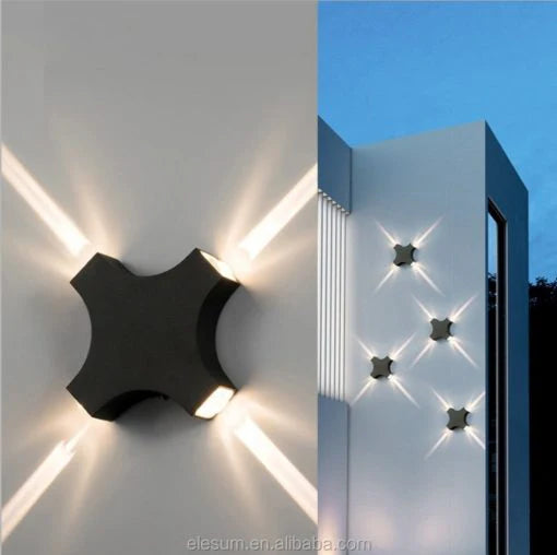 Four Way Spot light Waterproof Outdoor / Indoor Wall Light