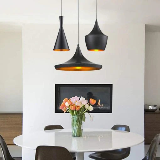 Modern Matte Black Chandelier
