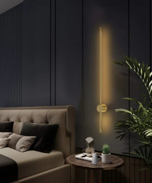 Modern Gold Stick Wall Light