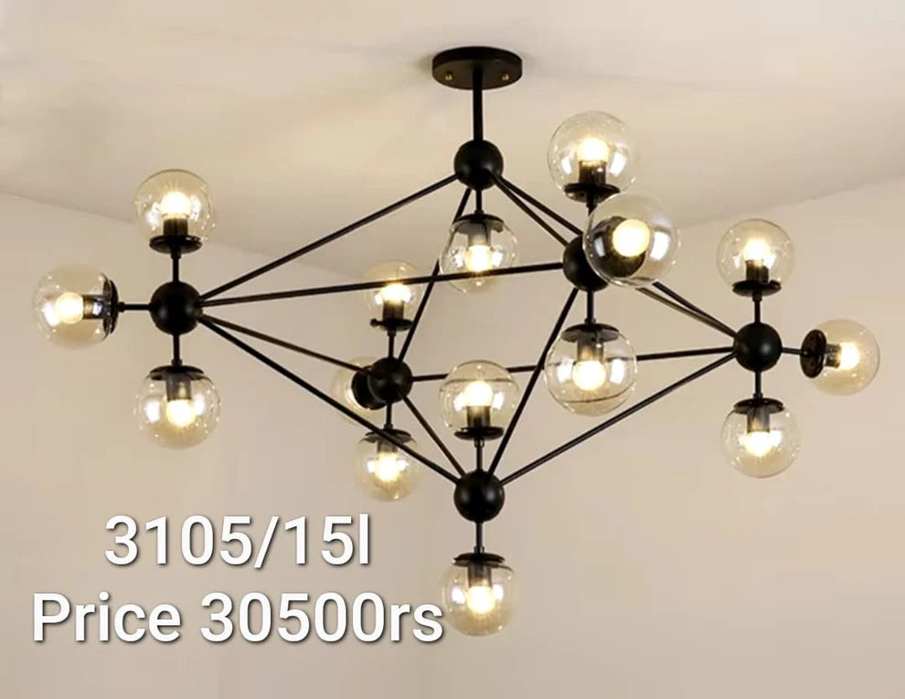 Luxara Contemprory Globe Chandelier