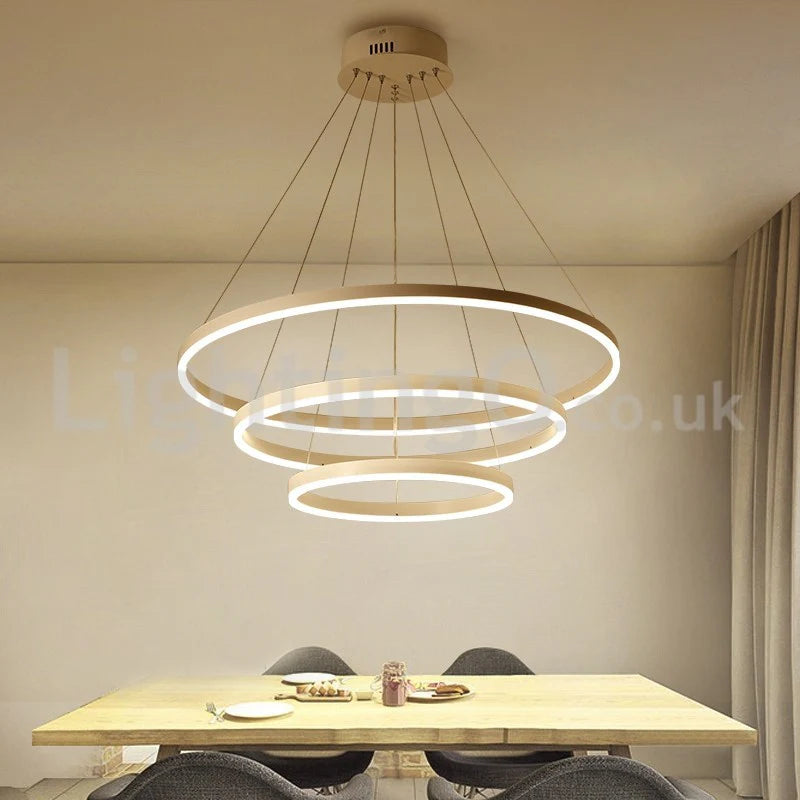 3 Rings Modern LED Chandelier