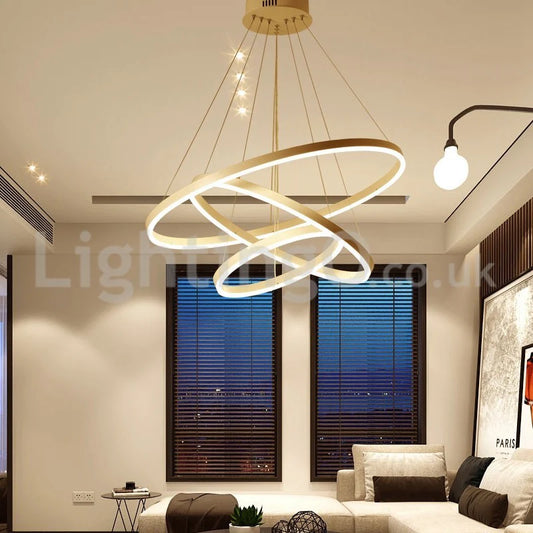3 Rings Modern LED Chandelier