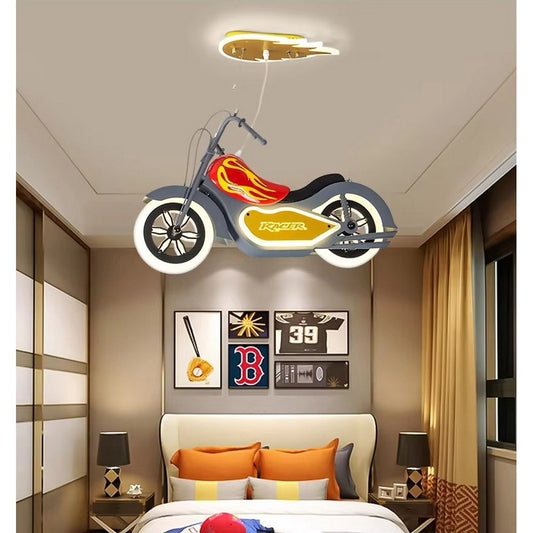 Motorbike Chandelier