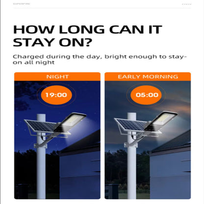 100W Split Aluminum Solar Street Light