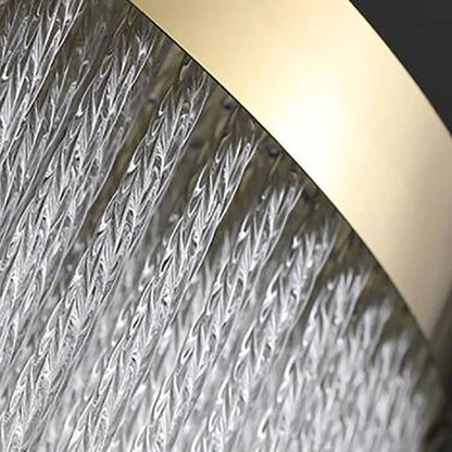 Modern Crytsal Strips Rectangular Chandelier