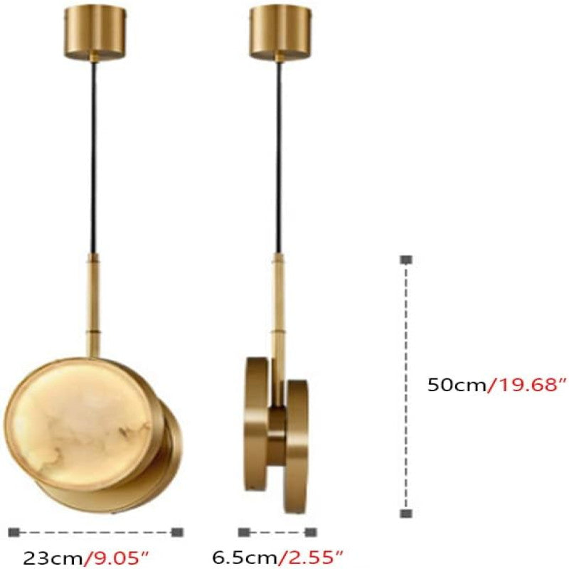 Marble Frosted Pendant