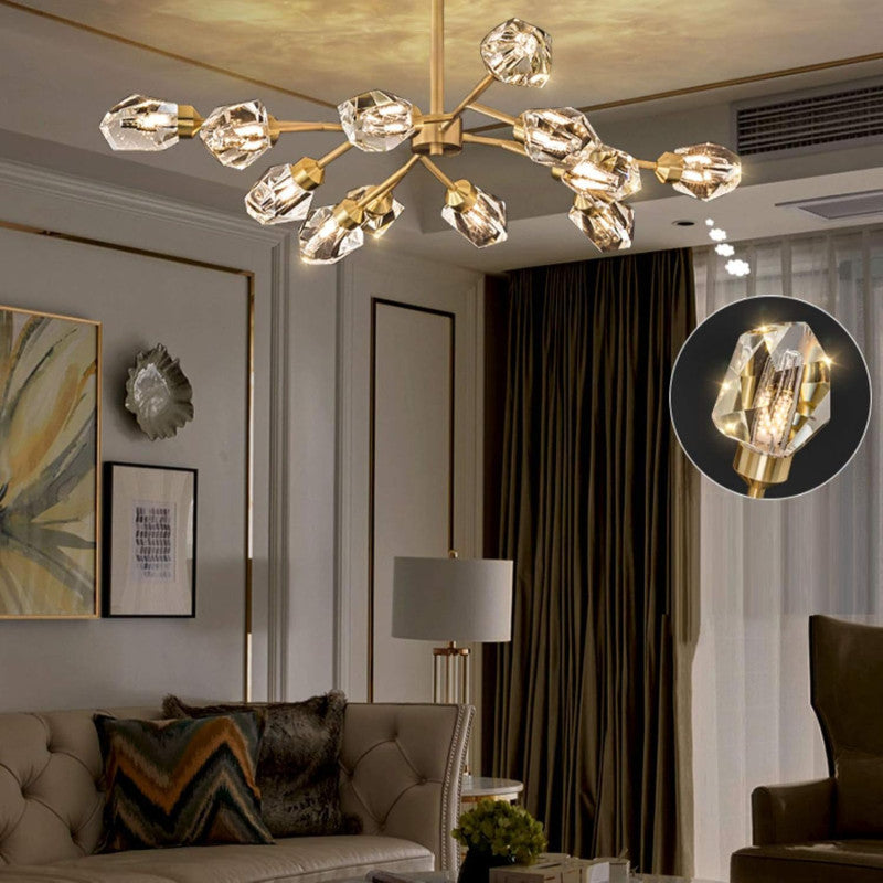 Diamond Cut Chandelier