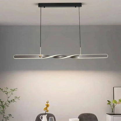 Modern Twister Linear Light