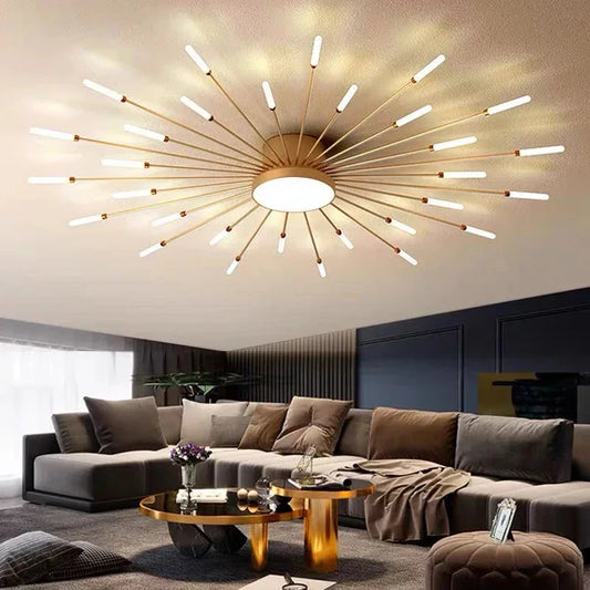 Modern Fireworks Chandelier