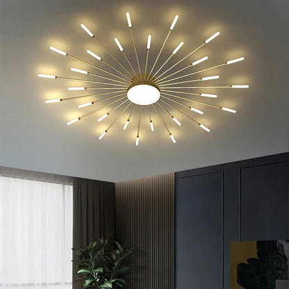 Modern Fireworks Chandelier