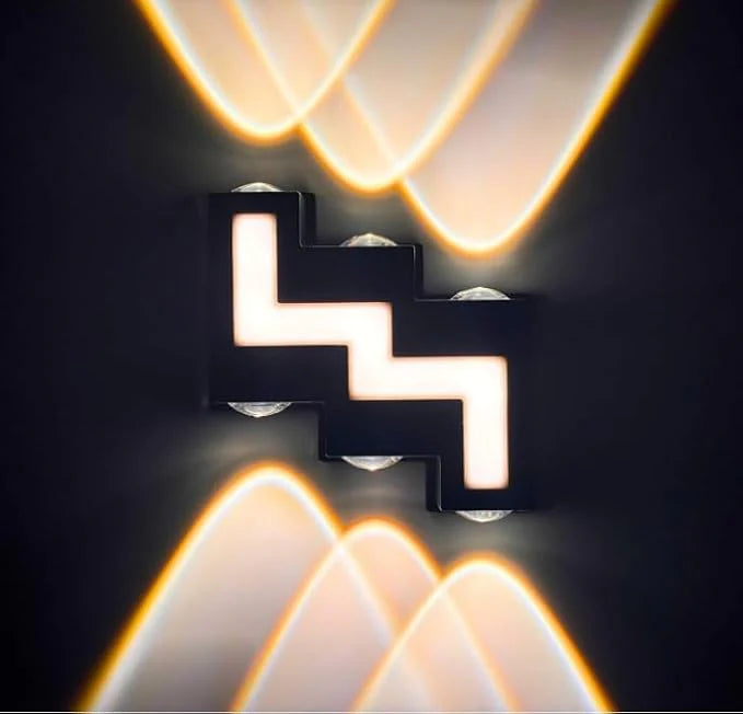 Modern 6-Way Up Down Indoor/Outdoor Wall Light