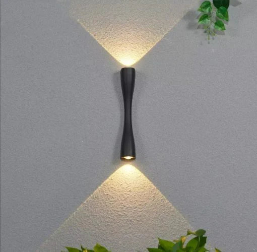 Modern Black updown Wall Light