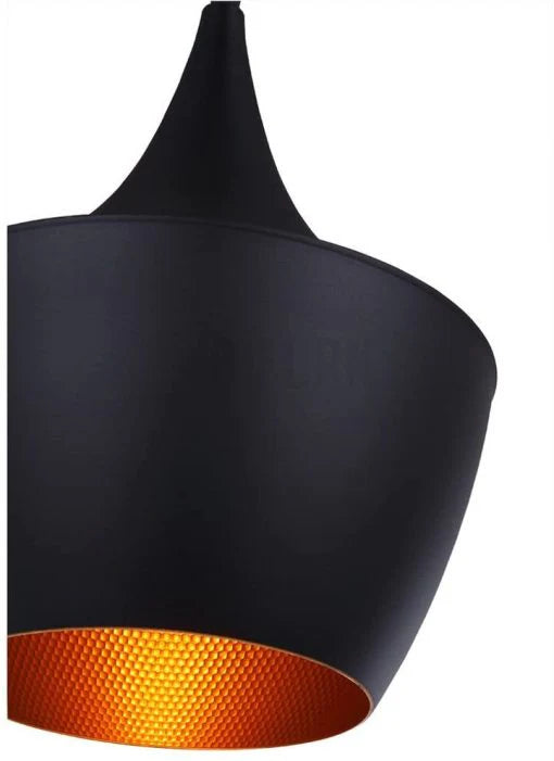 Vintage Black Metal Hanging Light