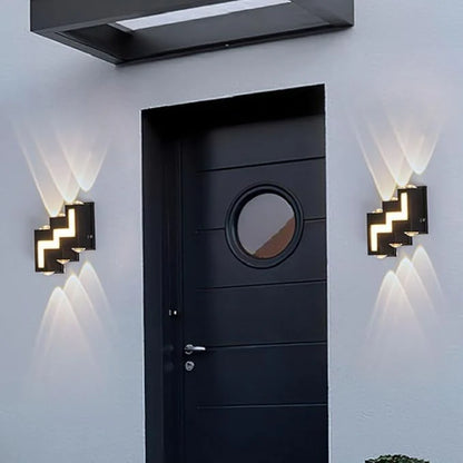 Modern 6-Way Up Down Indoor/Outdoor Wall Light