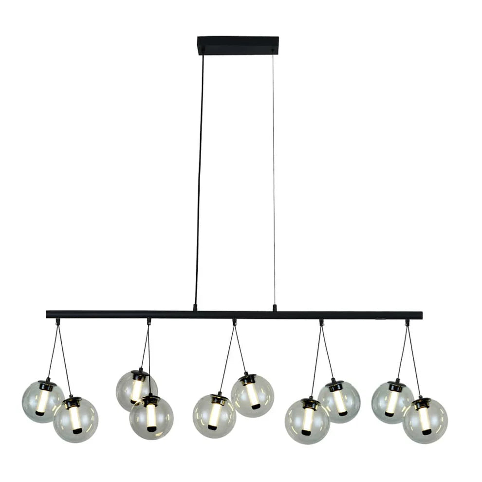 Linear Globe Chandelier
