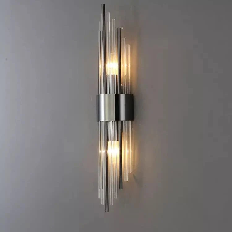 Modern Nordic Titanium Black Linear Series Wall Mounted Lamp