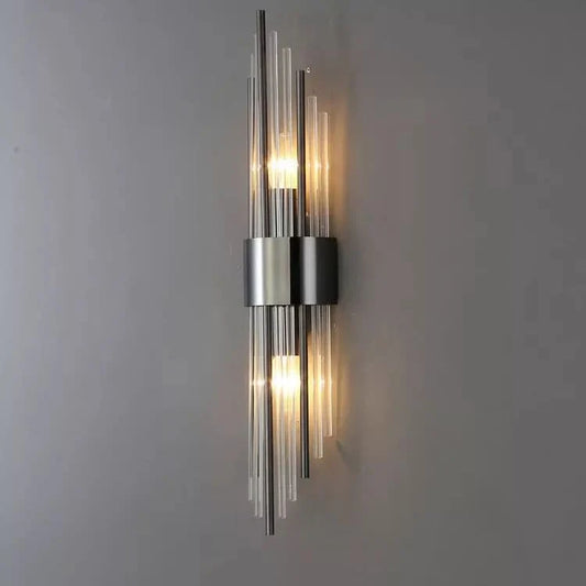 Modern Nordic Titanium Black Linear Series Wall Mounted Lamp