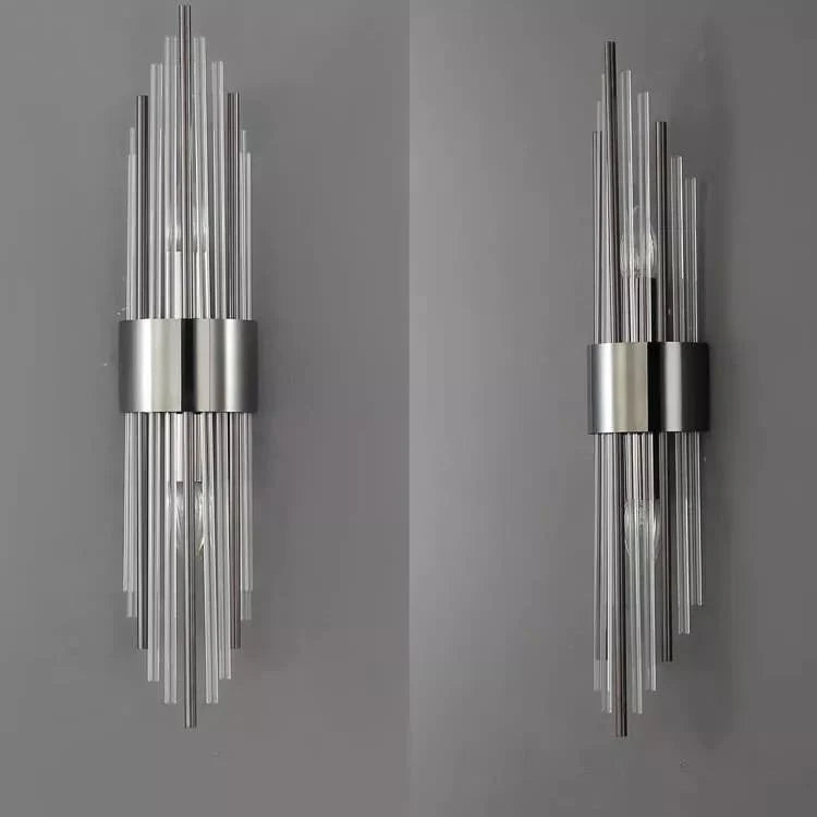 Modern Nordic Titanium Black Linear Series Wall Mounted Lamp