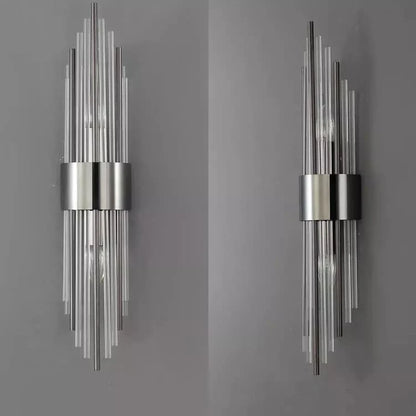 Modern Nordic Titanium Black Linear Series Wall Mounted Lamp