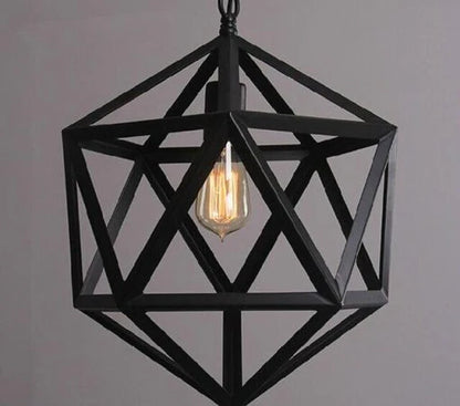 Hexagon Geometric Hanging Lamp