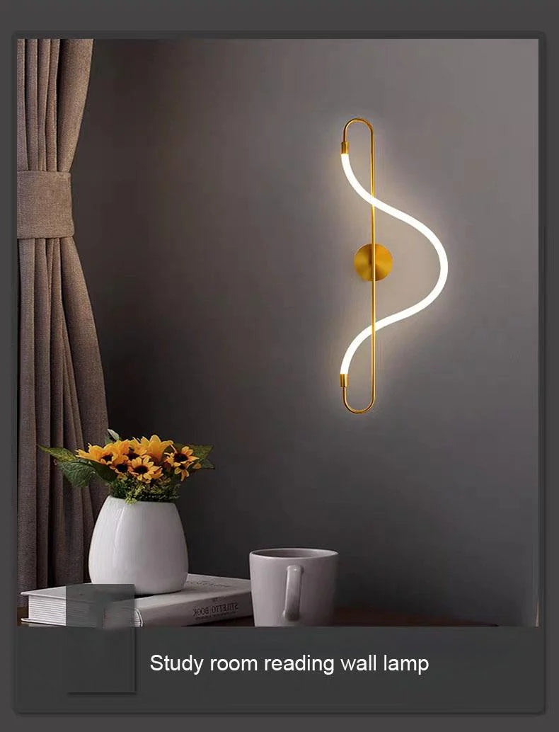 Modern Artistic Long Tube Wall Lamp