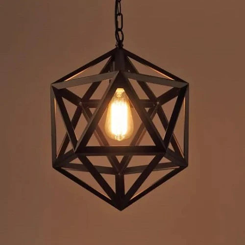 Hexagon Geometric Hanging Lamp