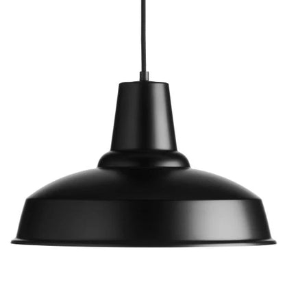 Dome Black Retro Pendant Light