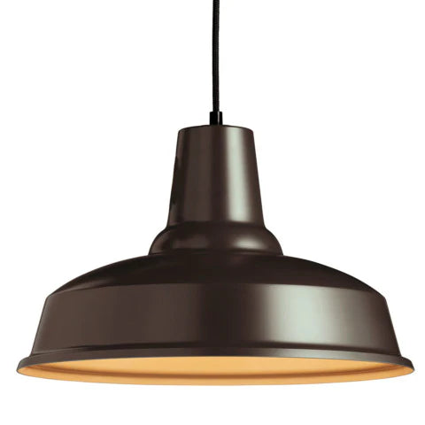 Dome Black Retro Pendant Light