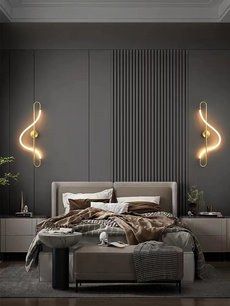 Modern Artistic Long Tube Wall Lamp