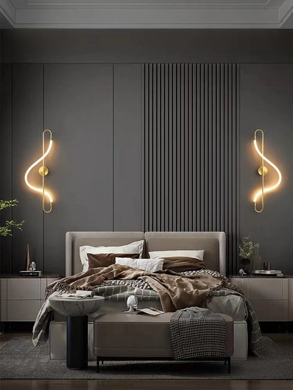 Modern Artistic Long Tube Wall Lamp