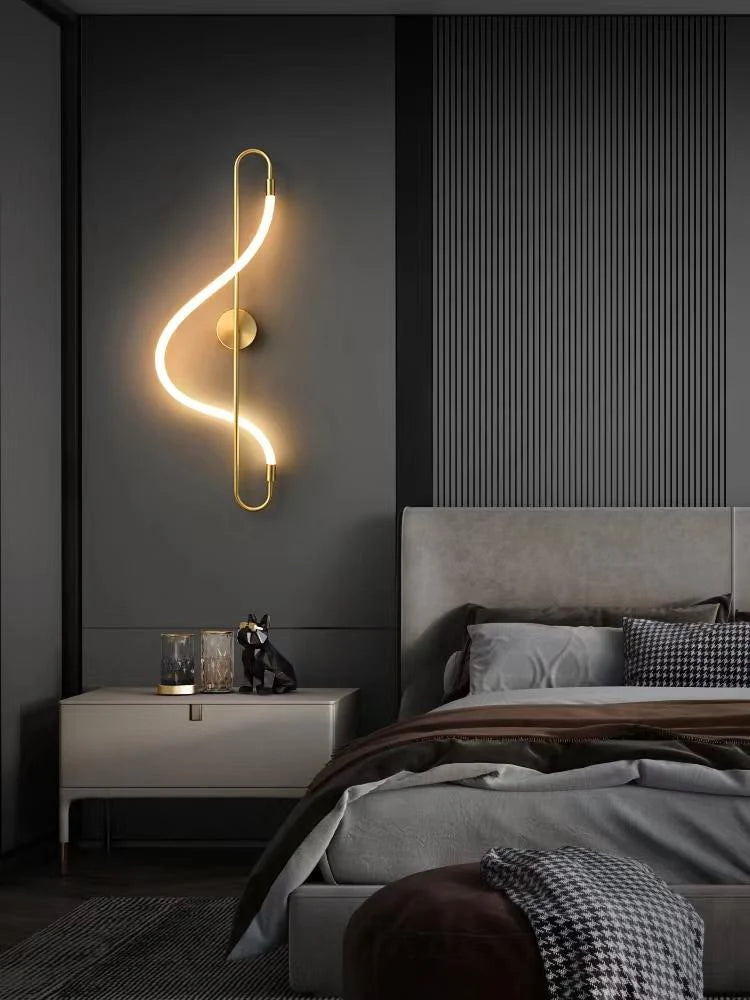 Modern Artistic Long Tube Wall Lamp