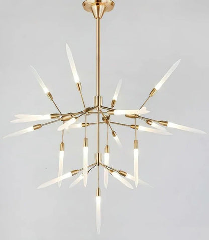 Modern Metal Branch Chandelier