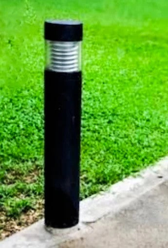 Aluminum Garden Bollard Light Black