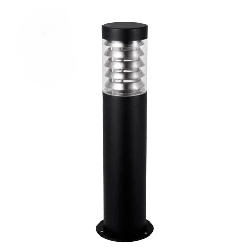 Aluminum Garden Bollard Light Black