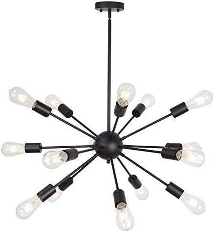 Black Sputnik Sphere Chandelier
