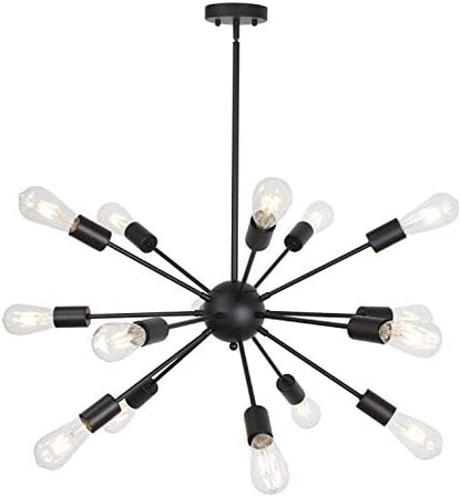 Black Sputnik Sphere Chandelier
