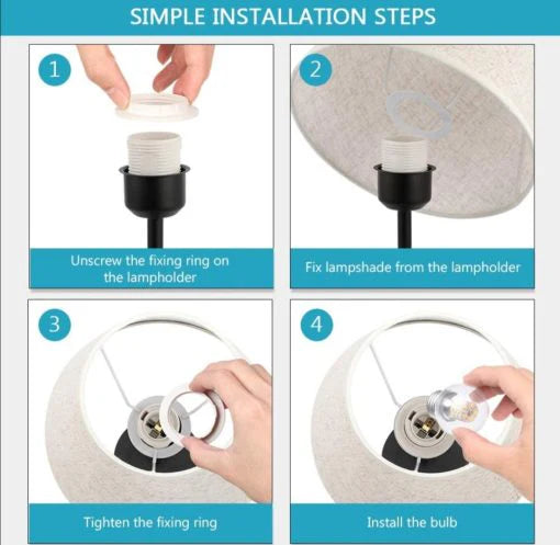 Modern Black Elegant Table Lamp