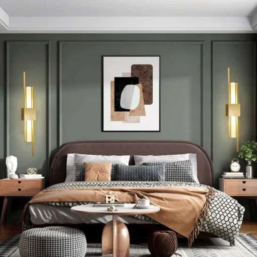 Modern Gold Long Wall Light