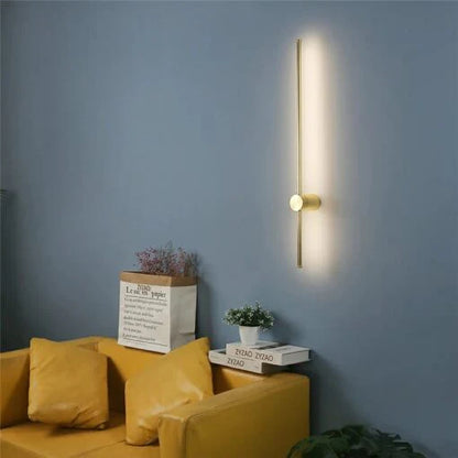 Modern Gold Stick Wall Light