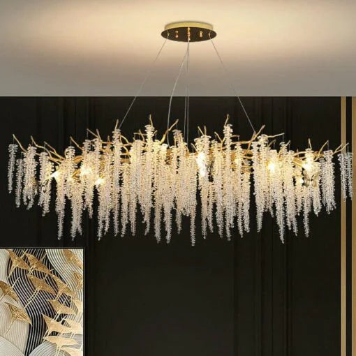 Dinning Crystal Tree Branches Chandelier