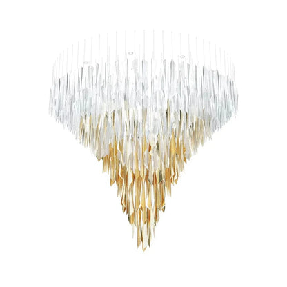Modern Glass Custom Chandelier