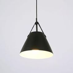 Minimalist Modern Pendant Lights Leather Strap