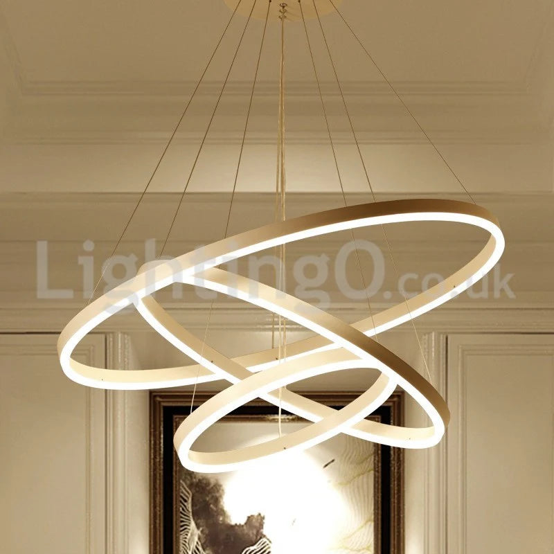 3 Rings Modern LED Chandelier