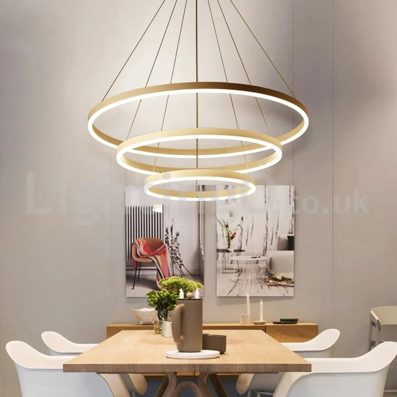 3 Rings Modern LED Chandelier
